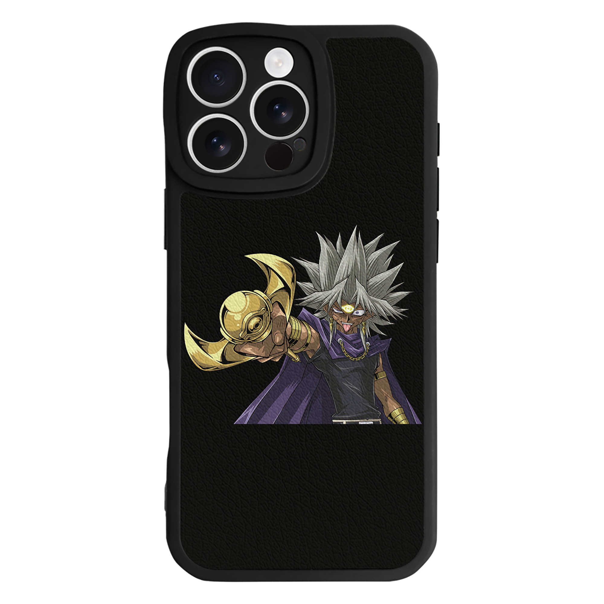 遊☆戯☆王 Yu-Gi-Oh! 【iPhone 16シリーズ対応】シリコンスマホケース（レザー調） 材質：シリコン